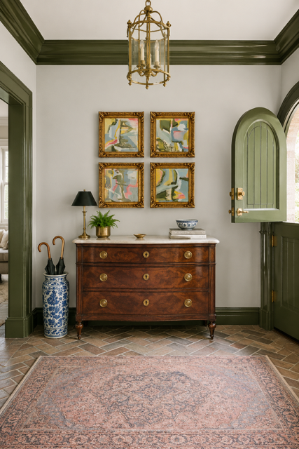 Dreaming of Eleuthera gold framed set overview