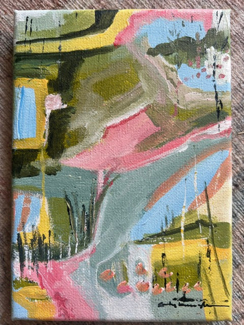 Unframed canvas of Harbour Island Fun in the Sun by Sally Burroughs